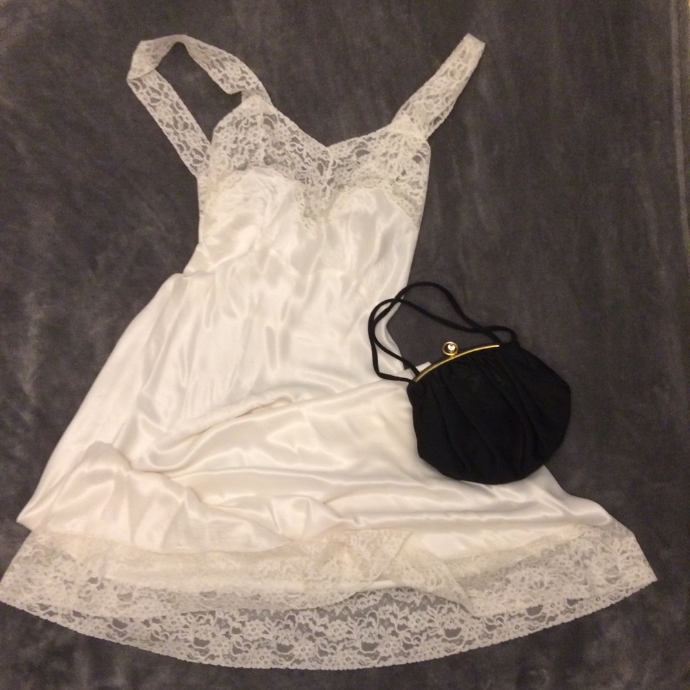 Authentic Satin and Lace Vintage Lingerie